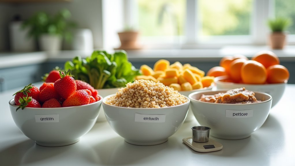 know proper portion amounts