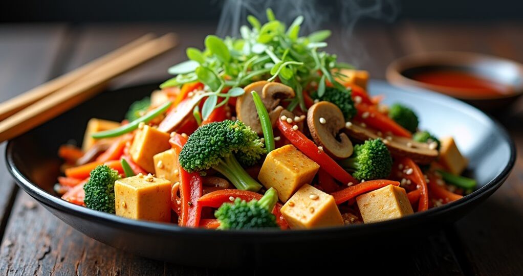 healthy plant based stir fries