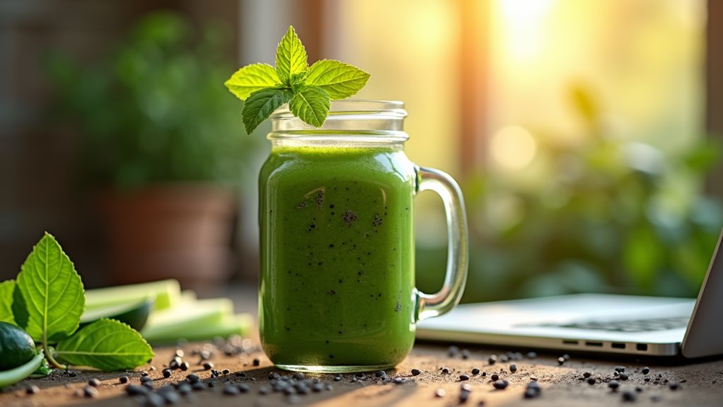 energizing smoothie for productivity
