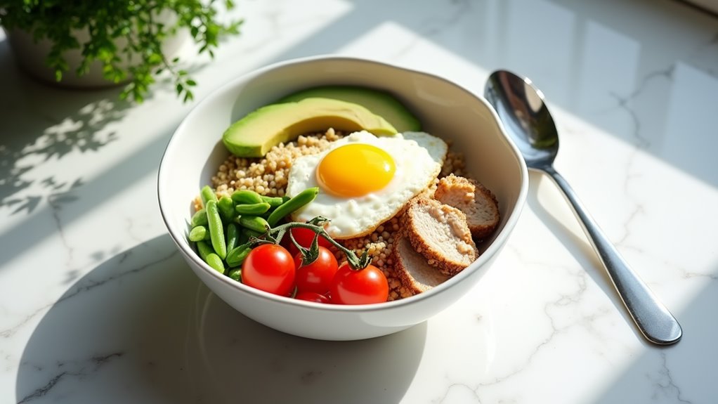 protein rich morning meal