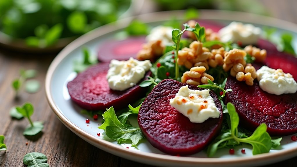 beetroot and cheese salad