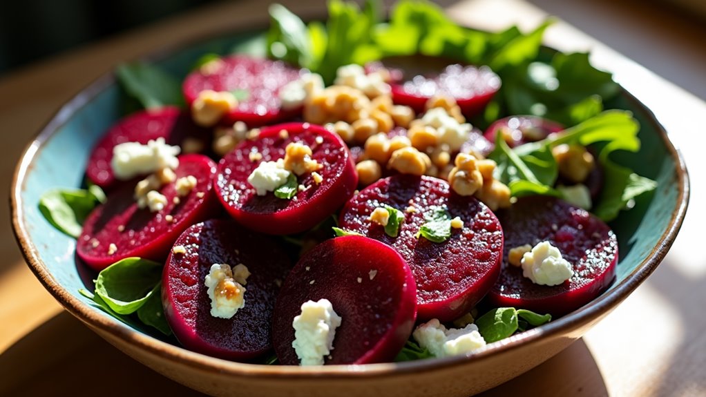 beetroot and goat cheese