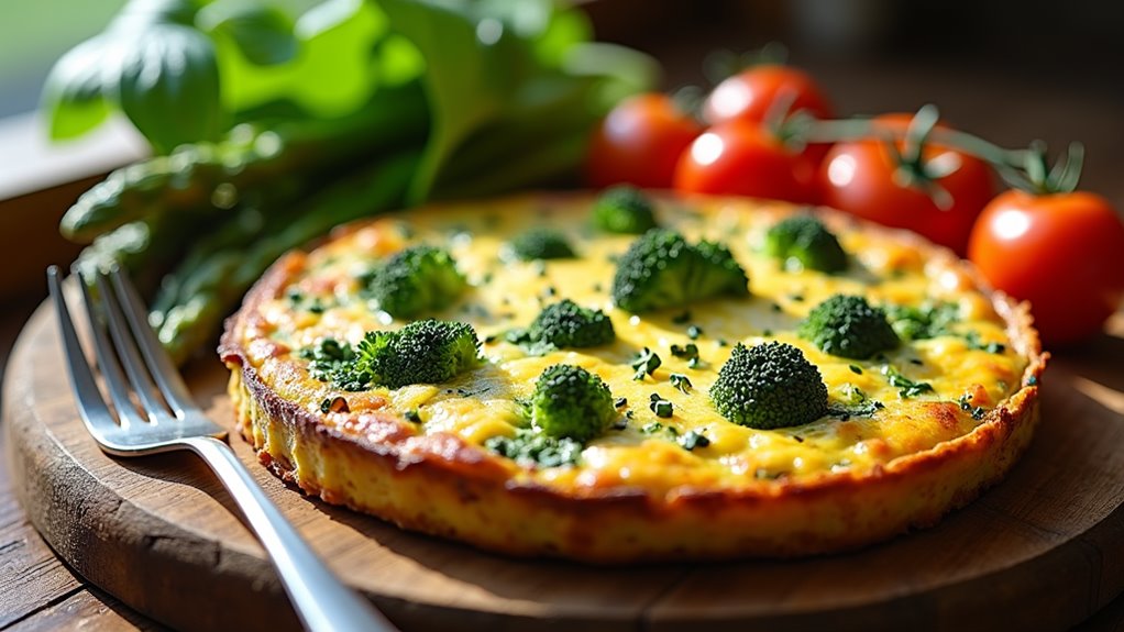 broccoli cheddar egg dish