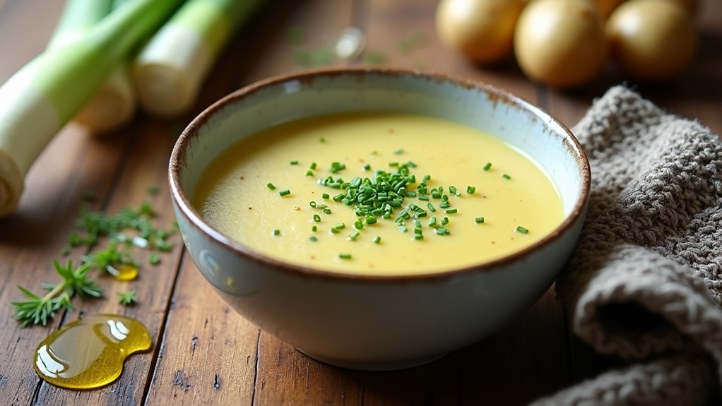 creamy potato leek soup