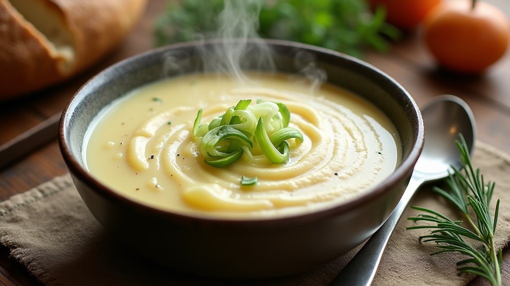 creamy potato leek soup
