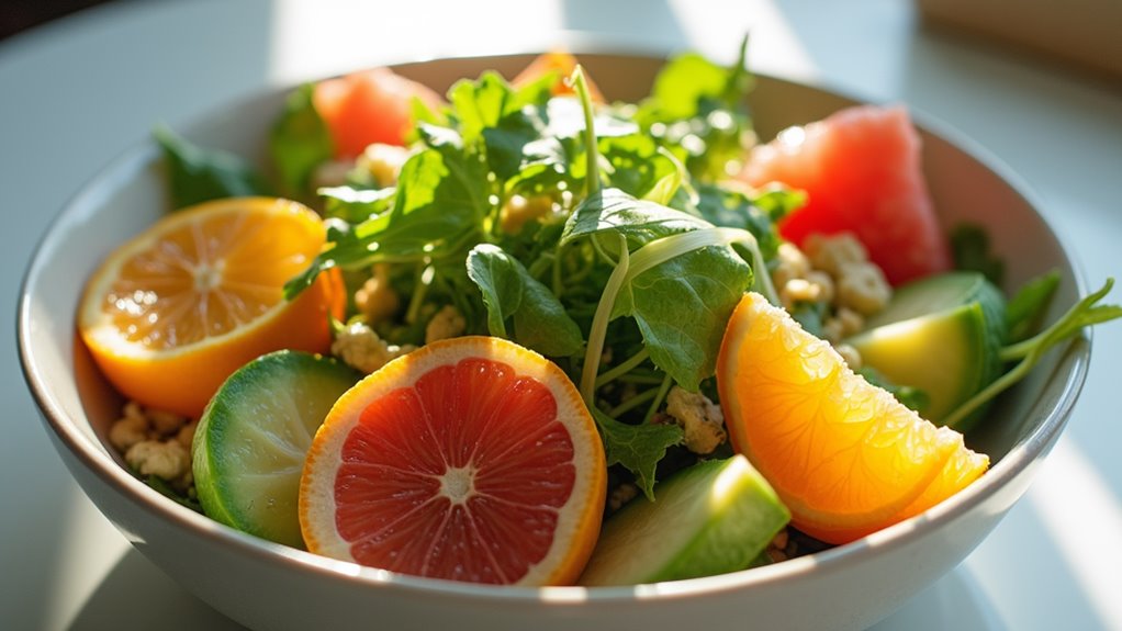 fresh avocado citrus salad