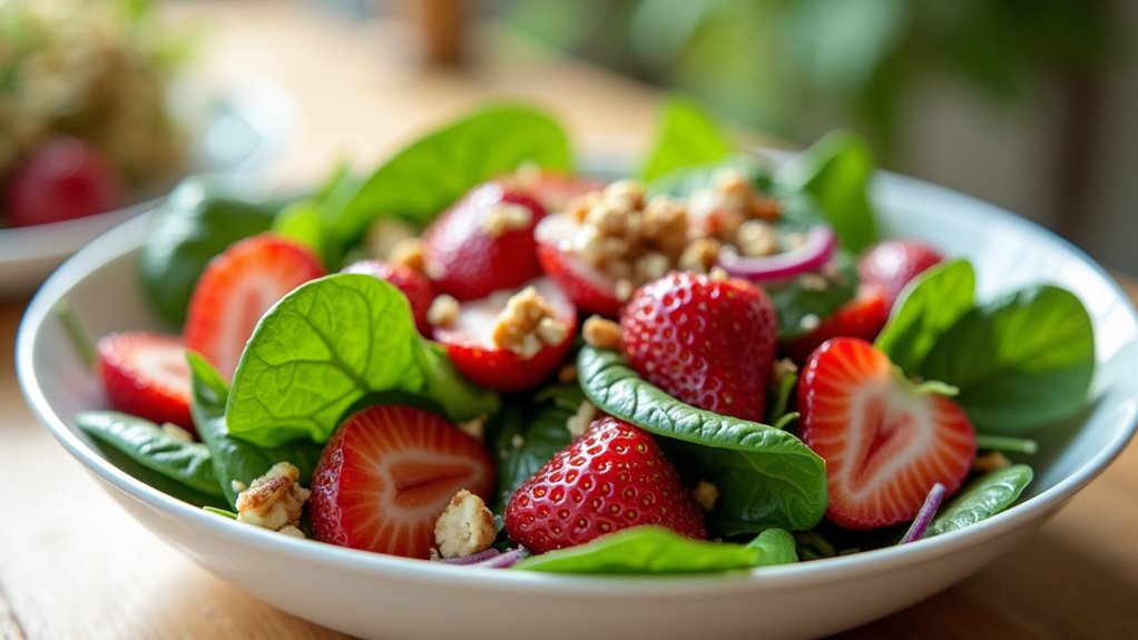 fresh salad with dressing