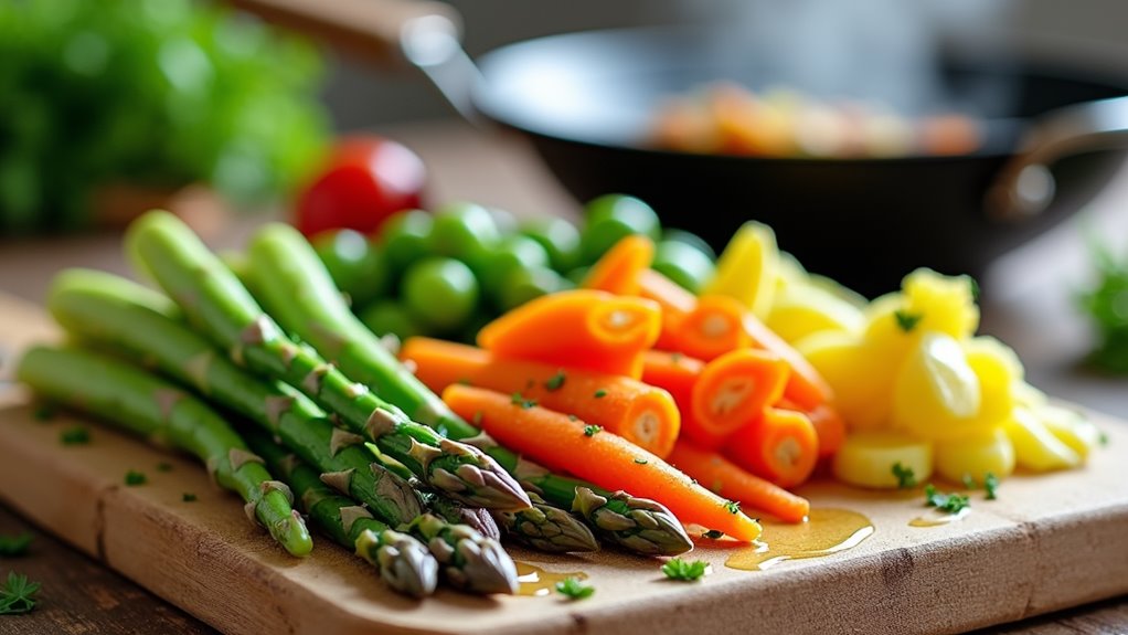 fresh seasonal vegetable dish