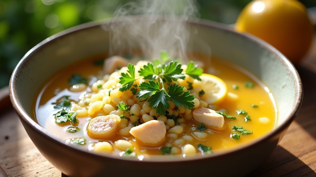 lemon chicken orzo soup