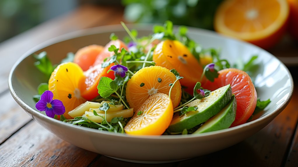 refreshing citrus avocado salad